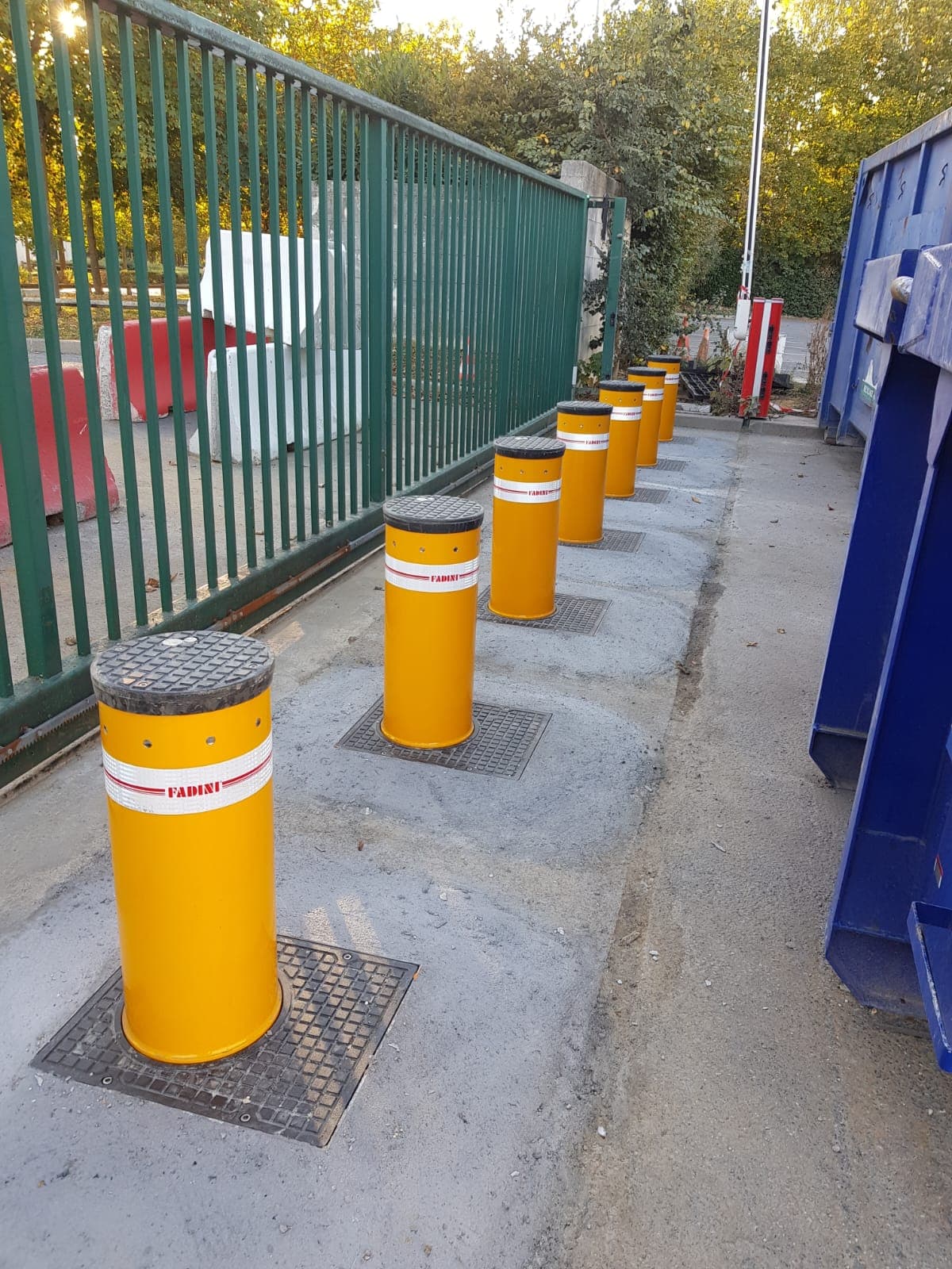 Bornes de circulation escamotables